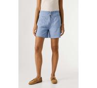 Shorts PEPE JEANS "shorts CRUSADE ZIPPER SHORT", Damen, Gr. XL, blau (bay blau), 60% Lyocell, 40% Baumwolle, Hosen Shorts (88559129-XL) bay blau