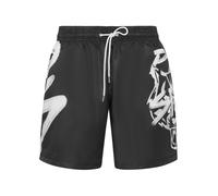 Shorts PLEIN SPORT "Jogging-Shorts", Herren, Gr. 4XL, US-Größen, 02, schwarz, Obermaterial: 100% Polyester, Hosen Shorts (51447649-4XL) 02, schwarz