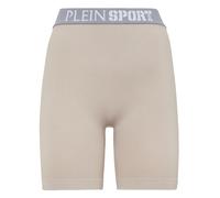 Shorts PLEIN SPORT "Logo", Damen, Gr. XS, US-Größen, grau (72, schwarzgrau), Obermaterial: 94% Polyamid, 6% Elasthan, Hosen Shorts (79519910-XS) 72, schwarzgrau