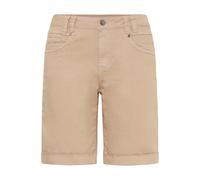 Shorts PULZ JEANS "Shorts PZROSITA", Damen, Gr. 40, N-Gr, grau (weiß pepper), Obermaterial: 65% Baumwolle CO. 32% Polyester PES. 3% Elasthan EL., Hosen Shorts (22550660-40) weiß pepper