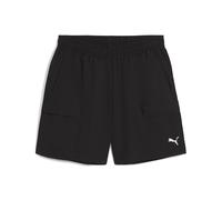 Shorts PUMA "WARDROBE ESS Relaxed 6" Cargoshorts Herren", Damen, Gr. L, Normalgrößen, schwarz, Obermaterial: 100% Nylon. Seitentasche - Oben: 100% Polyester. Seitentasche - Unten: 100% Nylon. Rücktasc