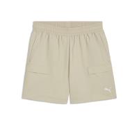 Shorts PUMA "WARDROBE ESS Relaxed 6" Cargoshorts Herren", Damen, Gr. XXL, Normalgrößen, pebble gray beige, Obermaterial: 100% Nylon. Seitentasche - Oben: 100% Polyester. Seitentasche - Unten: 100% Nyl