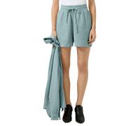 Shorts QS, Damen, Gr. 42, N-Gr, sage grün, Web, Obermaterial: 100% Baumwolle, unifarben, loose fit kurz, Hosen Shorts, Musslin Sommer-Shirts mit elastischem Bund (99882110-42)
