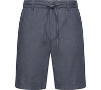 Shorts RAGWEAR "Harling", Herren, Gr. 30, Normalgrößen, blau (indigo), Material: 65% Baumwolle, 35% Leinen, bequem ca. Mitte Oberschenkel, Hosen Shorts, kurze Herren Hose mit Bindeband (14247641-30) i