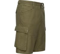 Shorts RAGWEAR "Merly Linen", Herren, Gr. 30, Normalgrößen, grün (olivgrün), Material: 65% Baumwolle, 35% Leinen, bequem knielang, Hosen Shorts, Kurze Leinenhose in Cargo-Optik (38749763-30) olivgrün
