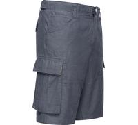 Shorts RAGWEAR "Merly Linen", Herren, Gr. 32, Normalgrößen, blau (indigo), Material: 65% Baumwolle, 35% Leinen, bequem knielang, Hosen Shorts, Kurze Leinenhose in Cargo-Optik (86163622-32) indigo