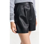 Shorts RICHROYAL, Damen, Gr. 38, N-Gr, schwarz, Web, Obermaterial: 52% Polyester, 48% Polyurethan, ausgestellt, Hosen Shorts, in Lederoptik, ausgestellter Schnitt (43650202-38) schwarz