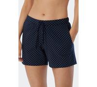 Schiesser Damen Hose kurz dunkelblau-gem. 179388-835 - 44
