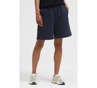 Shorts SENSES.THE LABEL, Damen, Gr. M/L, Normalgrößen, night navy, Interlock, Material: 70% Baumwolle, 30% Polyester, unifarben, relaxed fit kurz, Hosen Shorts, mit Elastikbund (71911556-ML) night nav