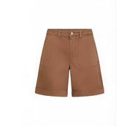 Shorts SOYACONCEPT "Soya Concept Shorts SC-ERNA", Damen, Gr. 33, Normalgrößen, 8710 toffee, Obermaterial: 97% Baumwolle, 3% Elasthan, Hosen Shorts (38252015-33) 8710 toffee