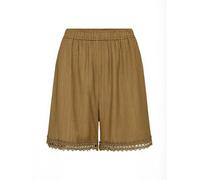 Shorts SOYACONCEPT "Soya Concept Shorts SC-FABRINA", Damen, Gr. L, Normalgrößen, braun (7120 butternut), Obermaterial: 90% Viskose, 10% Polyamid, Hosen Shorts (69078620-L) 7120 butternut