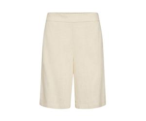 Shorts SOYACONCEPT "Soya Concept Shorts SC-ROZALIA", Damen, Gr. S, Normalgrößen, beige (1661 sand), Obermaterial: 80% Viskose, 20% Leinen, Hosen Shorts (41159251-S) 1661 sand