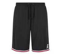 Shorts STARTER BLACK LABEL "Starter Black Label Starter Mesh Sport Short", Herren, Gr. S, US-Größen, schwarz, 100% Polyester, loose fit, Hosen Shorts (99885515-S) schwarz