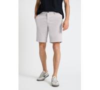 Shorts STREET ONE MEN, Herren, Gr. 33, gentle grau, Web, 98% Baumwolle, 2% Elasthan, unifarben, regular fit kurz, Hosen Shorts, aus Baumwolle mit Stretchanteil (13439143-33) gentle grau
