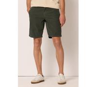 Shorts STREET ONE MEN, Herren, Gr. 40, tidewood grün, Web, 100% Baumwolle, unifarben, regular fit kurz, Hosen Shorts, in Cord-Optik (17506756-40) tidewood grün