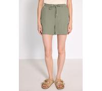 Street One Studio Damen F378707 Musselin Shorts, Pale Mud Green, 42