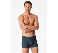 Boxershorts SCHIESSER "Pure Micro", Herren, Gr. 5, 808, blau, Single Jersey, Obermaterial: 85% Polyamid, 15% Elasthan, körpernah, Unterhosen, ohne Eingriff, sportlicher Look mit Streifen (25667645-5)