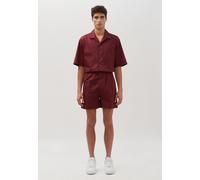 Shorts STUDIO SEIDENSTICKER "Studio", Herren, Gr. L, Normalgrößen, lila (beere), 100% Baumwolle, unifarben, Hosen Shorts (94585866-L) beere