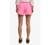 Shorts SUPERDRY "STUDIOS SWEAT SHORT", Damen, Gr. L, N-Gr, dry fluro pink, Jersey, Obermaterial: 100% Baumwolle, unifarben, slim fit ca. Mitte Knie, Hosen Shorts (91934958-L) dry fluro pink