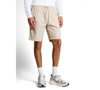 Shorts TOM TAILOR DENIM, Herren, Gr. M, N-Gr, muted grau, Web, Obermaterial: 100% Baumwolle. Futter: 65% Polyester, 35% Baumwolle, unifarben, regular fit normal, Hosen Shorts, mit elastischem Bund (77