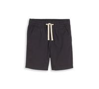 Shorts TOM TAILOR, Mädchen, Gr. 116, N-Gr, grau, Web, Obermaterial: 100% Baumwolle. Futter: 100% Baumwolle, regular fit kurz, Hosen Shorts, mit elastischem Bund (95333207-116) grau