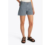 Shorts TOMMY HILFIGER "DNM MINI SHORT HW JAZ", Damen, Gr. 33, N-Gr, jaz, Denim/Jeans, Obermaterial: 100% Baumwolle, gestreift, regular fit Mini, Hosen Shorts, mit Streifen-Muster (86523868-33)
