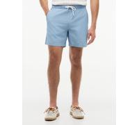 Shorts TOMMY HILFIGER "DOVER 6" PO CHAMBRAY", Herren, Gr. 38, N-Gr, blau (light wash), Web, Obermaterial: 100% Baumwolle, normal kniefrei, Hosen Shorts, im Chambray-Optik, elatischer Bund (89970018-38