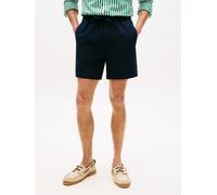 Shorts TOMMY HILFIGER "DOVER POPLIN", Herren, Gr. 38, N-Gr, desert sky, Web, Obermaterial: 98% Baumwolle, 2% Elasthan, regular fit kniefrei, Hosen Shorts, aus Paper-Touch-Baumwolle, elastischer Bund (