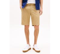 Shorts TOMMY HILFIGER "HARLEM SHORT 1985", Herren, Gr. 38, N-Gr, braun (camel), Stoff, Obermaterial: 97% Baumwolle, 3% Elasthan, Basic, relaxed fit kniefrei, Hosen, in klassischem Design (41096831-38)