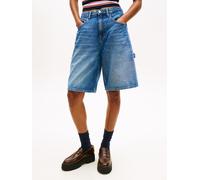 Shorts TOMMY JEANS "CHARLIE LS SHORT CARP BJ8054", Damen, Gr. 27, N-Gr, denim schwarz, Web, Obermaterial: 100% Baumwolle, kurz, Hosen Shorts (71808837-27) denim schwarz