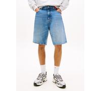 Shorts TOMMY JEANS "JAIMIE RELAXED", Herren, Gr. 31, N-Gr, denim medium, Denim/Jeans, Obermaterial: 71% Baumwolle, 29% Lyocell, unifarben, relaxed fit kurz, Hosen Shorts, Relaxed fit mit Taschen (9083