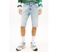 Shorts TOMMY JEANS "RONNIE", Herren, Gr. 38, N-Gr, denim light, Denim/Jeans, Obermaterial: 99% Baumwolle, 1% Elasthan, unifarben, regular fit kurz, Hosen Shorts, Regular fit mit Taschen (27644261-38)