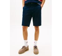 Shorts TOMMY JEANS "SCANTON", Herren, Gr. 32, N-Gr, schwarz night navy, Web, Obermaterial: 96% Baumwolle, 4% Elasthan, unifarben, regular fit kurz, Hosen Shorts, Regular fit mit praktischen Taschen (8