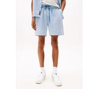 Shorts TOMMY JEANS "TJM SEERSUCKER STP BEACH SHORT", Herren, Gr. XL, N-Gr, colorado blau stripes, Web, Obermaterial: 100% Baumwolle, gestreift, casual, Hosen, fein gestreift (34998155-XL) colorado bla