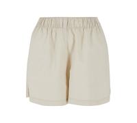 Shorts URBAN CLASSICS "Urban Classics Damen Ladies Linen Mixed Boxer Shorts", Damen, Gr. 5XL, US-Größen, softseagrass, 55% Leinen, 45% Baumwolle, unifarben, relaxed fit, Hosen Shorts (68290208-5XL) so