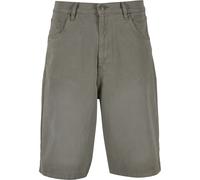 Urban Classics Herren Shorts 90's Heavy Denim 100% Baumwolle Grün Größe 32