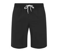 Shorts URBAN CLASSICS "Urban Classics Herren Basic Seersucker Shorts", Herren, Gr. M, US-Größen, schwarz, 100% Baumwolle, unifarben, normal, Hosen Shorts (67026822-M) schwarz