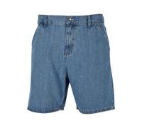 Shorts URBAN CLASSICS "Urban Classics Herren Denim Bermuda Shorts", Herren, Gr. 30, Normalgrößen, light blau washed, 100% Baumwolle, unifarben, relaxed fit, Hosen Shorts (19197705-30) light blau washe