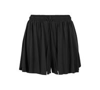 Shorts URBAN CLASSICS "Urban Classics Ladies Jersey Skort", Damen, Gr. 3XL, US-Größen, schwarz, 91% Polyamid, 9% Elasthan, unifarben, loose fit, Hosen Shorts (32237557-XXXL) schwarz