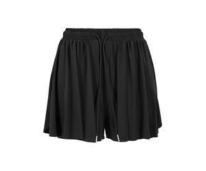 Shorts URBAN CLASSICS "Urban Classics Ladies Jersey Skort", Damen, Gr. 5XL, US-Größen, schwarz, 91% Polyamid, 9% Elasthan, unifarben, loose fit, Hosen Shorts (32237557-5XL) schwarz
