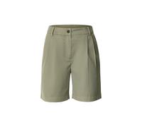 Shorts URBAN CLASSICS "Urban Classics Ladies Pleated Bermuda Shorts", Damen, Gr. 26, Normalgrößen, beige (olive), 80% Polyester, 20% Viskose, unifarben, normal, Hosen Shorts (64002250-26) olive