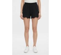 Shorts VERO MODA "VMLOUISE HW SHORTS", Damen, Gr. M (38), N-Gr, schwarz, Web, Obermaterial: 100% Baumwolle, unifarben, regular fit kurz, Hosen Shorts, Baumwolle, regular fit (99386562-M) schwarz