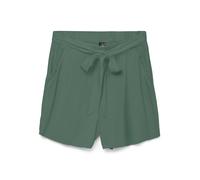 Shorts VERO MODA "VMMENNY H/W SHORTS WVN GA", Damen, Gr. L (40), N-Gr, grün (laurel wreath), Web, Obermaterial: 100% Viskose, unifarben, regular fit kurz, Hosen Shorts, Viskose, regular fit (64229513-