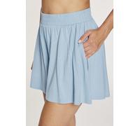 Shorts VIVANCE ACTIVE, Damen, Gr. M (40/42), N-Gr, blau, Single Jersey, Obermaterial: 95% Viskose, 5% Elasthan, unifarben, Basic, figurumspielend kurz, Hosen Shorts, Rockhosen-Design (58372466-M) blau