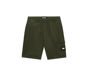 Shorts WEEKEND OFFENDER "HAWKINS ZIP POCKET SHORT Herren", Herren, Gr. L, schwarz forest, Softshell, 100% Baumwolle, normal, Hosen Shorts, Shorts Herren, leichte Sommerhose, kurze Hose, Freizeitshorts