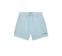 Shorts WEEKEND OFFENDER "MYTROS LOOSE FIT WOAN SHORT Herren", Mädchen, Gr. L, blau tourmaline, schwarz, Sweatware, 100% Baumwolle, normal, Hosen Shorts, Shorts Herren, leichte Sommerhose, kurze Hose,
