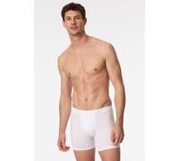 SCHIESSER Herren Boxershorts - Premium Cotton-Shorts, Retro, Baumwoll Stretch Weiß S