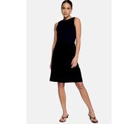 Shorts ZERO "Damen mit weitem Bein", Damen, Gr. 34, Normalgrößen, schwarz (deep sky), Obermaterial: 100% Polyester, glänzend, figurbetont kurz, Hosen Shorts, Plain/ ohne Details (79877645-34) deep sky