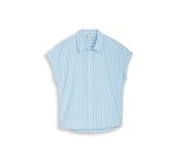 Tom Tailor 1050272 Kurzarmhemd S Blue White Stripe