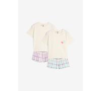 Shorty aus reiner Bio-Baumwolle (4-tlg. Set) 128/134